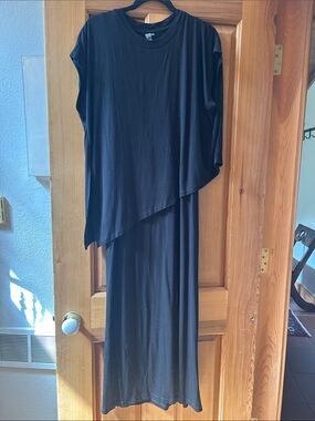 Sweaty Betty Black Asymmetric Women's Dress